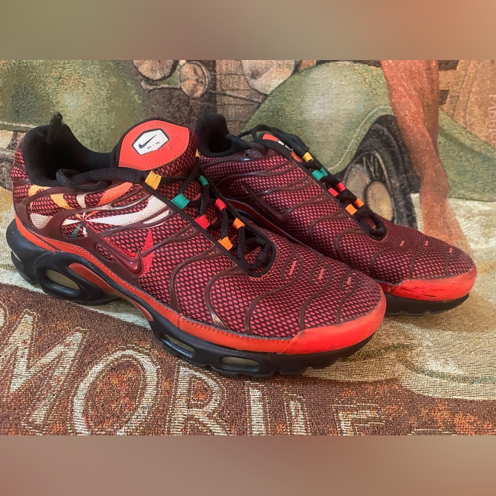 NIKE Air Max Plus Tn Sunburst Pack Sneakers Size 10 - Picture 6 of 10